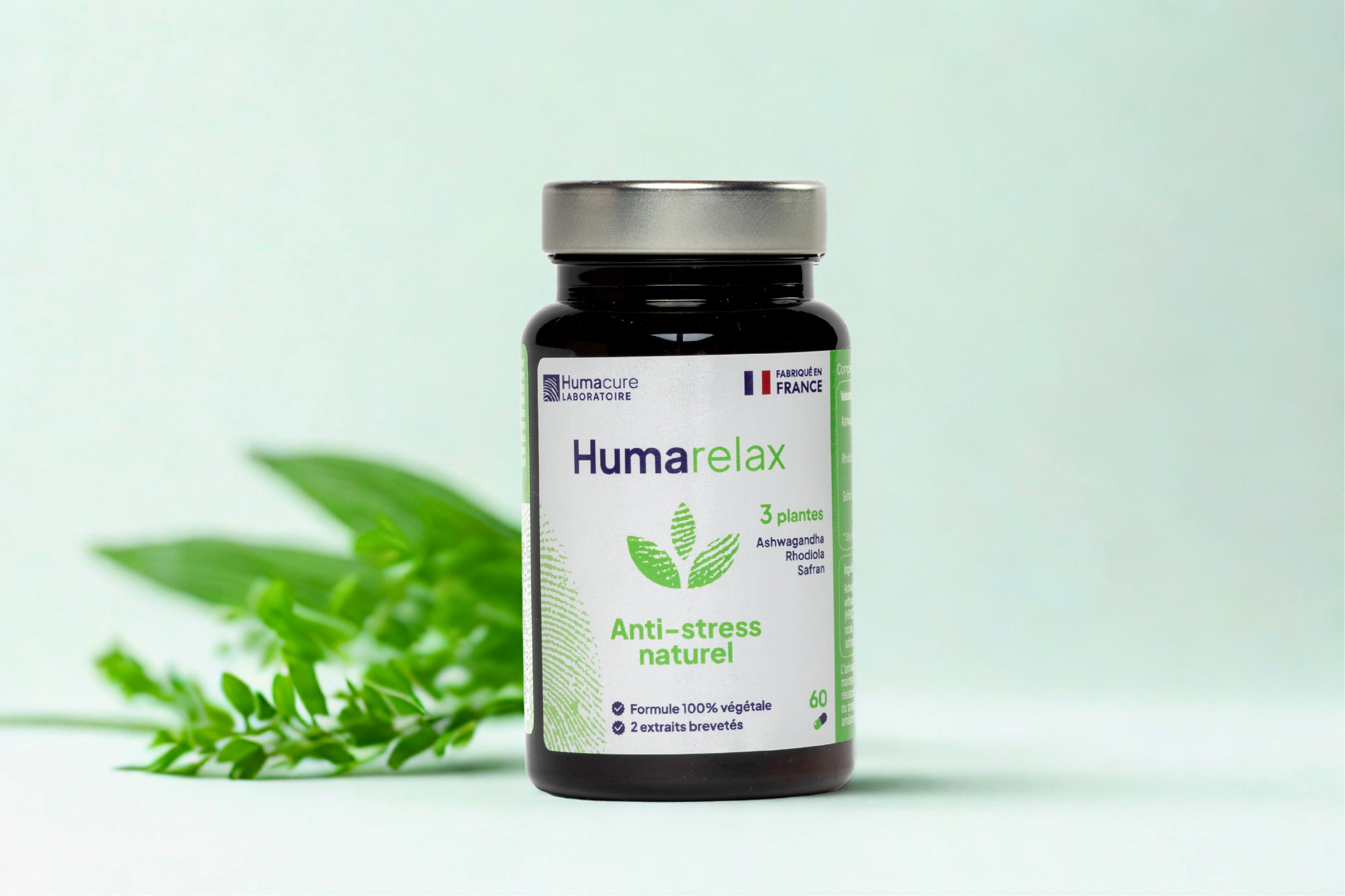 Complément alimentaire à base de plantes, 100% naturelle, pour la relaxation, la stabilité émotionnelle et le sommeil