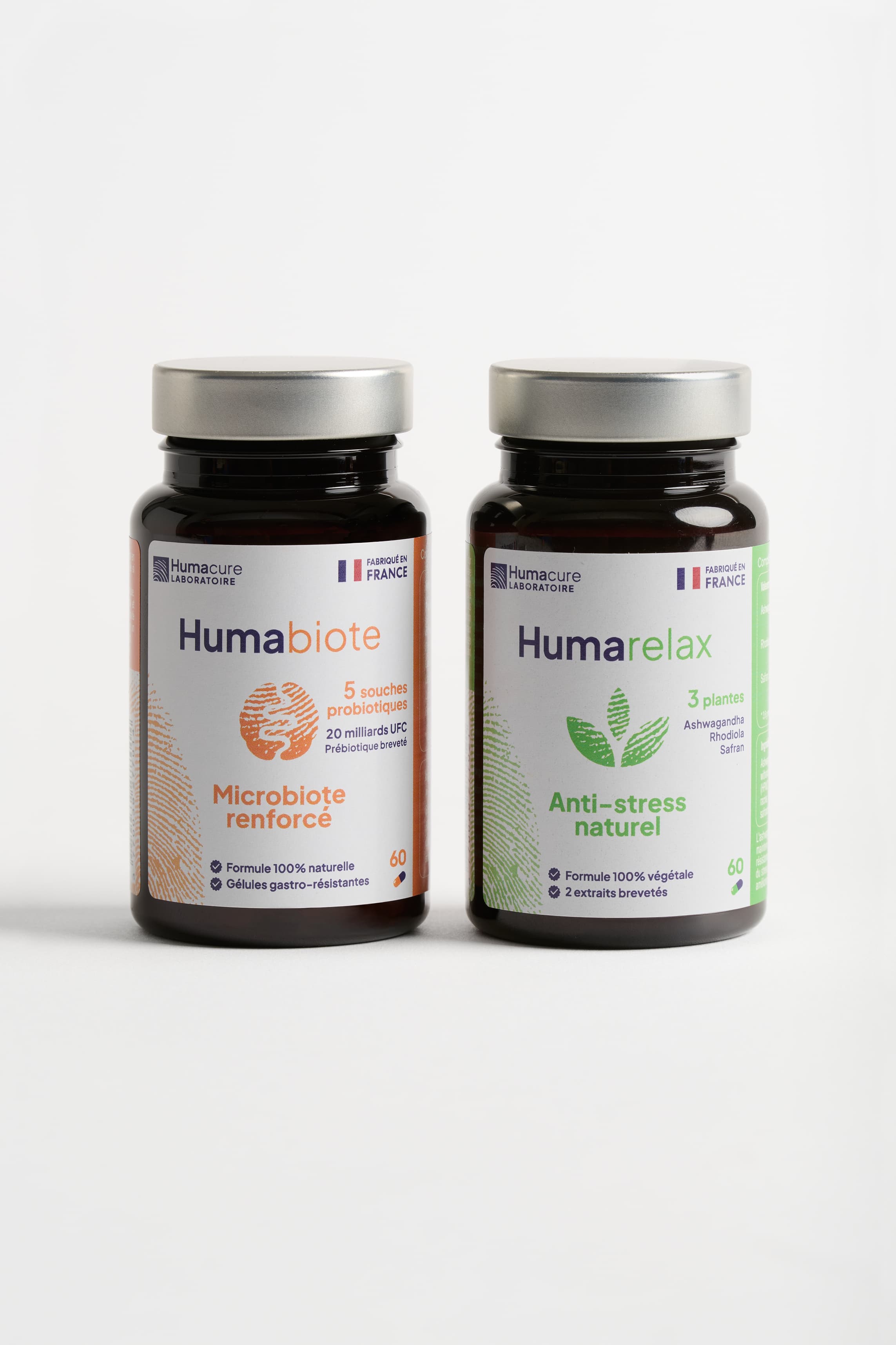 Cure synergique 100% naturelle à base de probiotiques et plantes, humacure