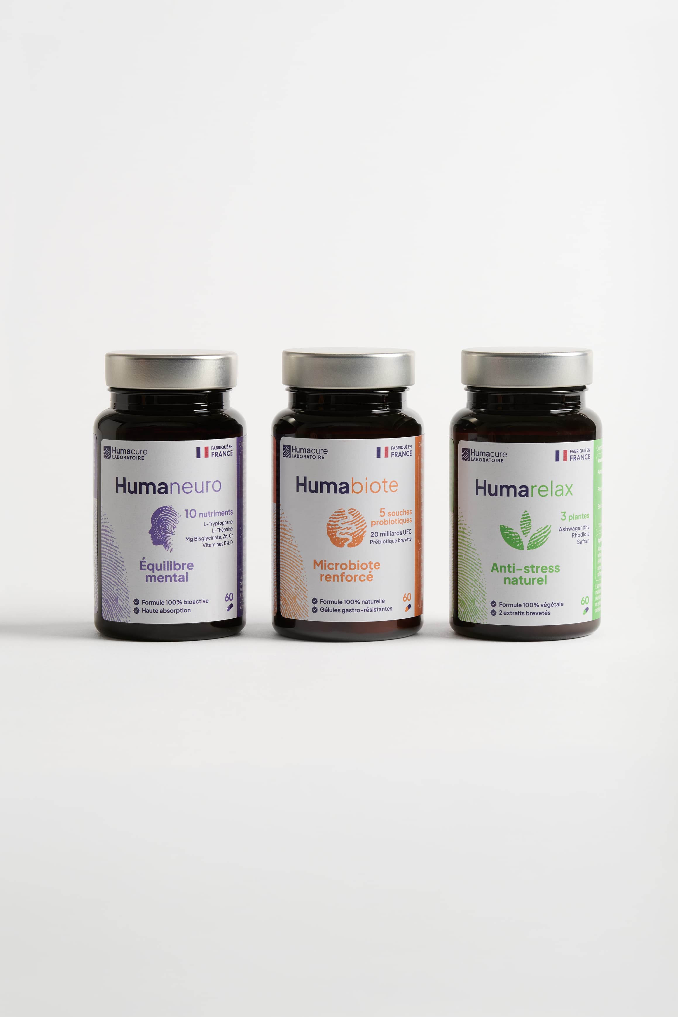 Cure synergique à base de probiotiques, plantes et nutriments essentiels, humacure